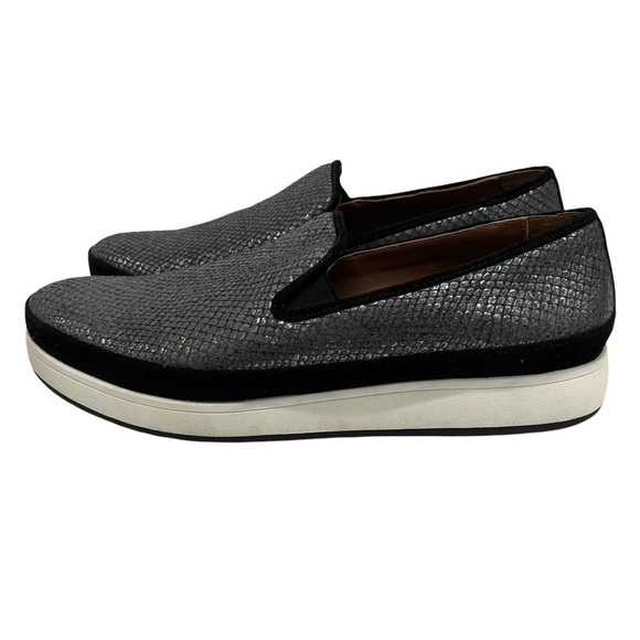 Donald J Pliner Mickey Snake Print Platform Slip On Loafers Sneakers - Picture 16 of 16